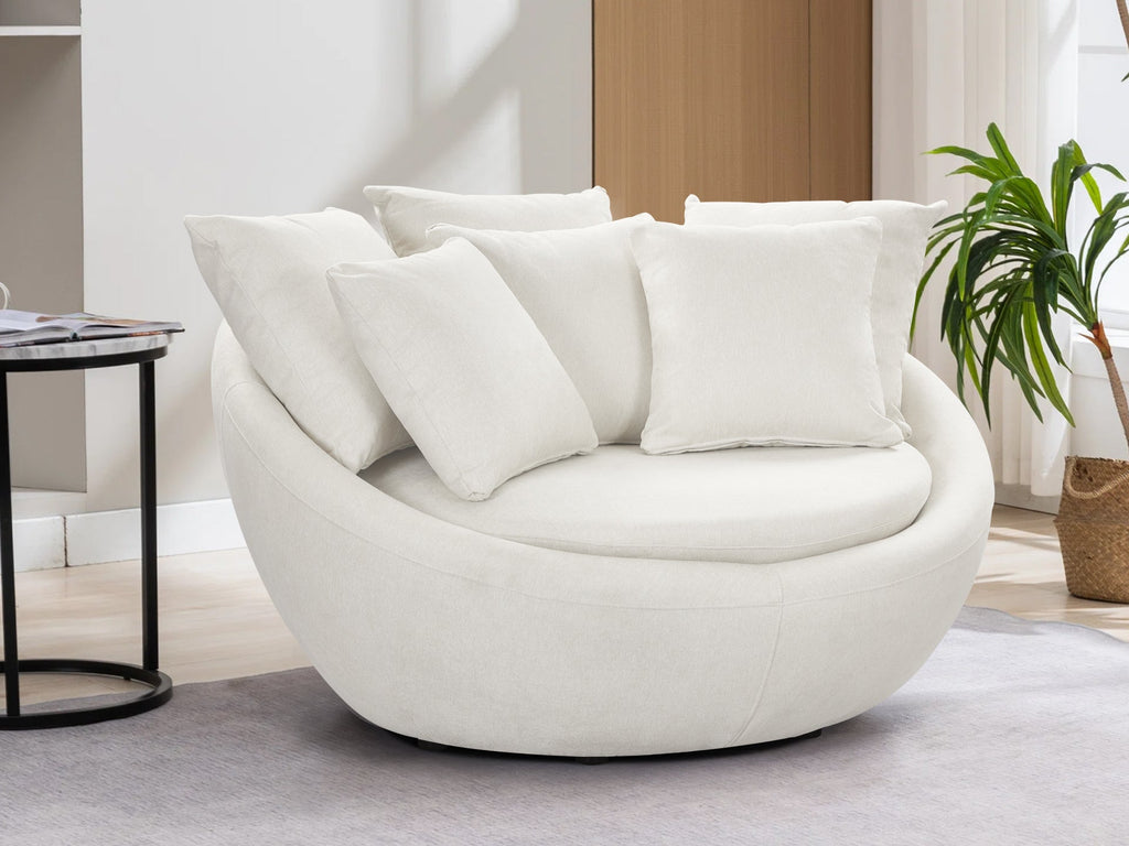 Loveland Round Sofa - Beige