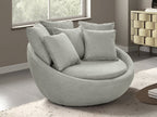 Loveland Round Sofa - Light Grey