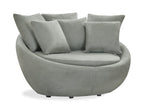 Loveland Round Sofa - Light Grey