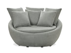Loveland Round Sofa - Light Grey