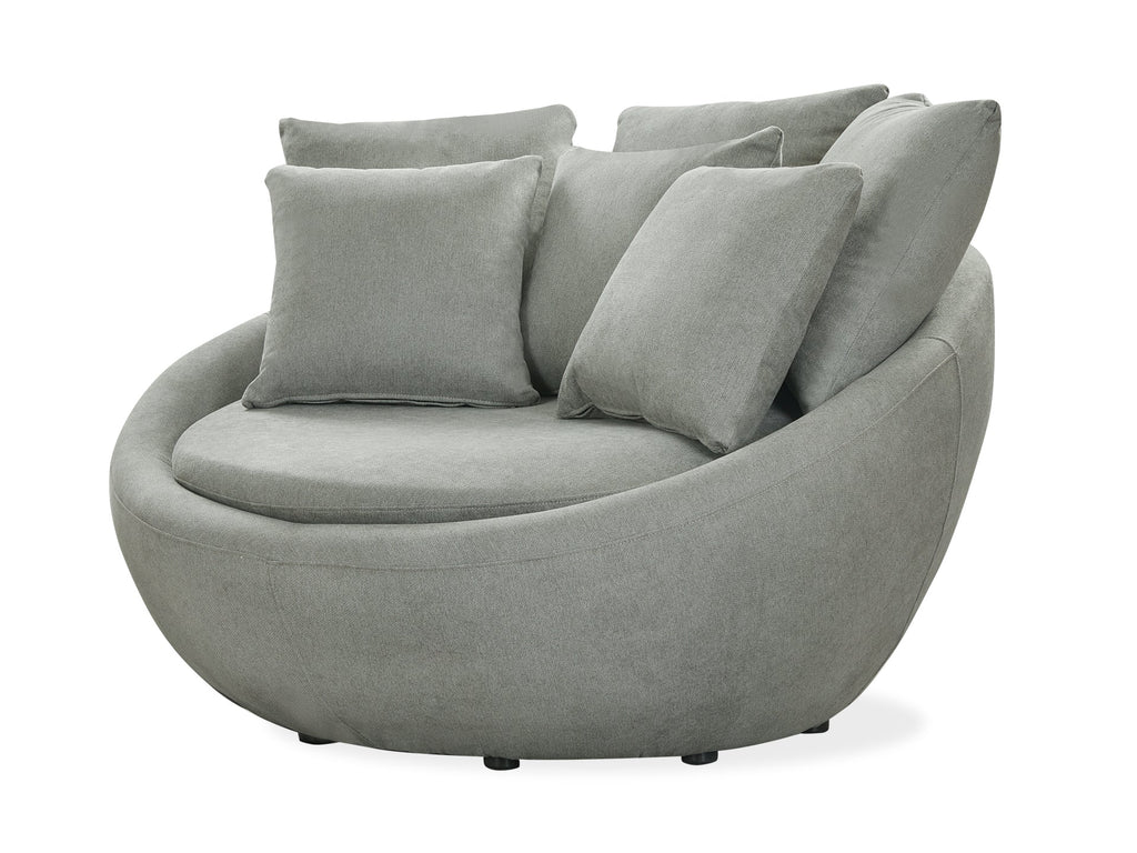 Loveland Round Sofa - Light Grey