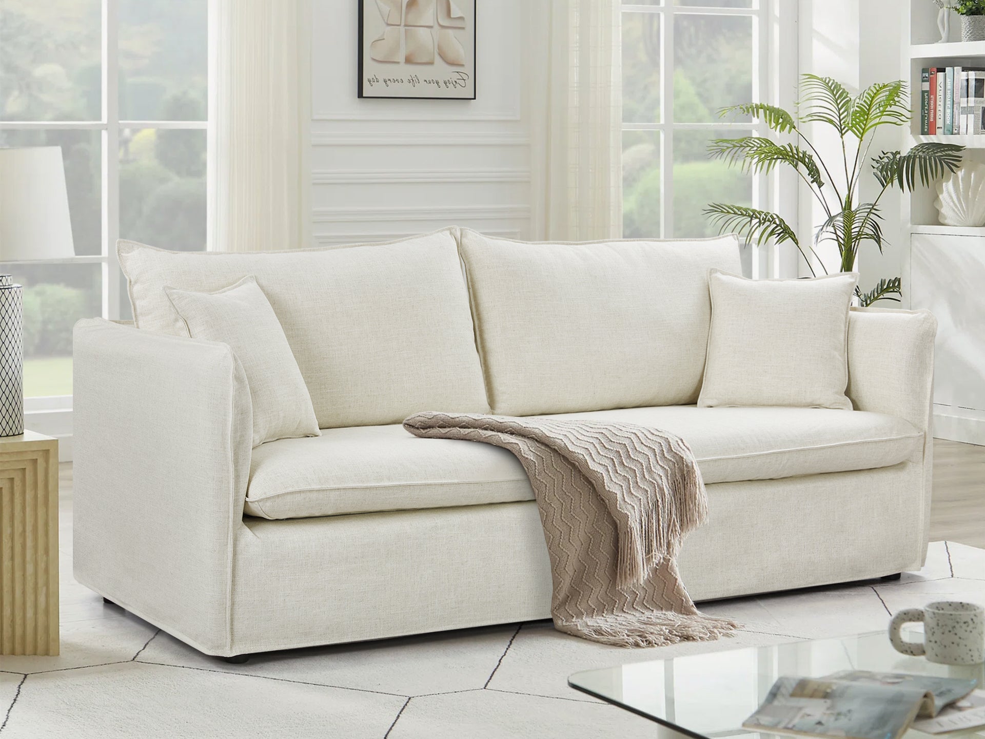 Palmer 3 Seater Sofa - Beige