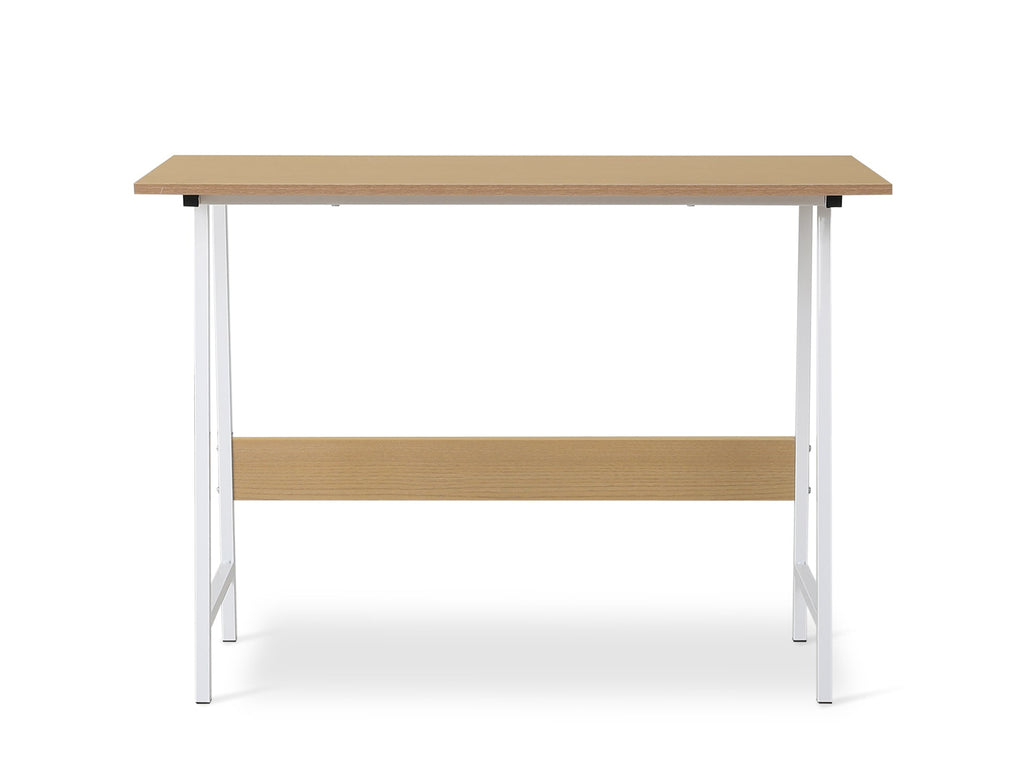Daniel 100cm Computer Desk - Maple + White