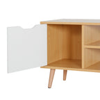 LAGUNA 1.2M Entertainment Unit - MAPLE + WHITE