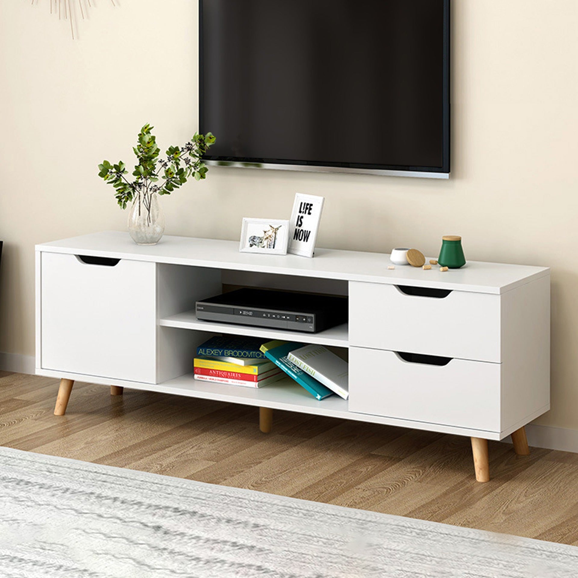 LAGUNA 1.2M Entertainment Unit - White