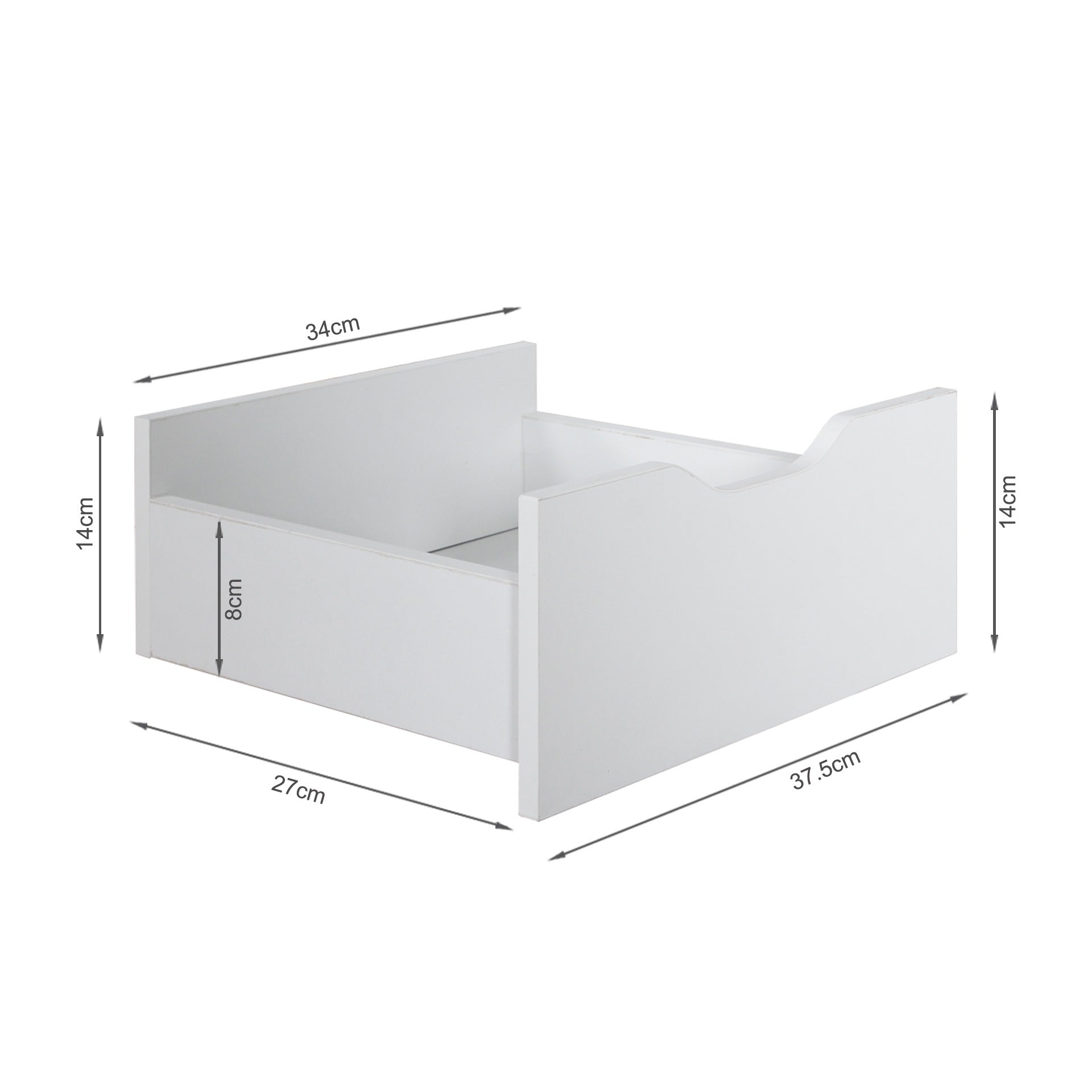 LAGUNA 1.2M Entertainment Unit - White
