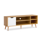 COMO 1.2M Entertainment Unit - MAPLE + WHITE