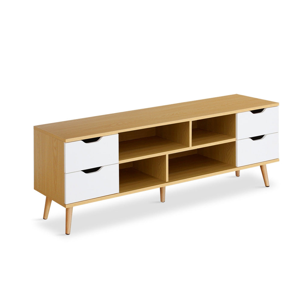 LUCILLE 1.4M Entertainment Unit - Maple + White