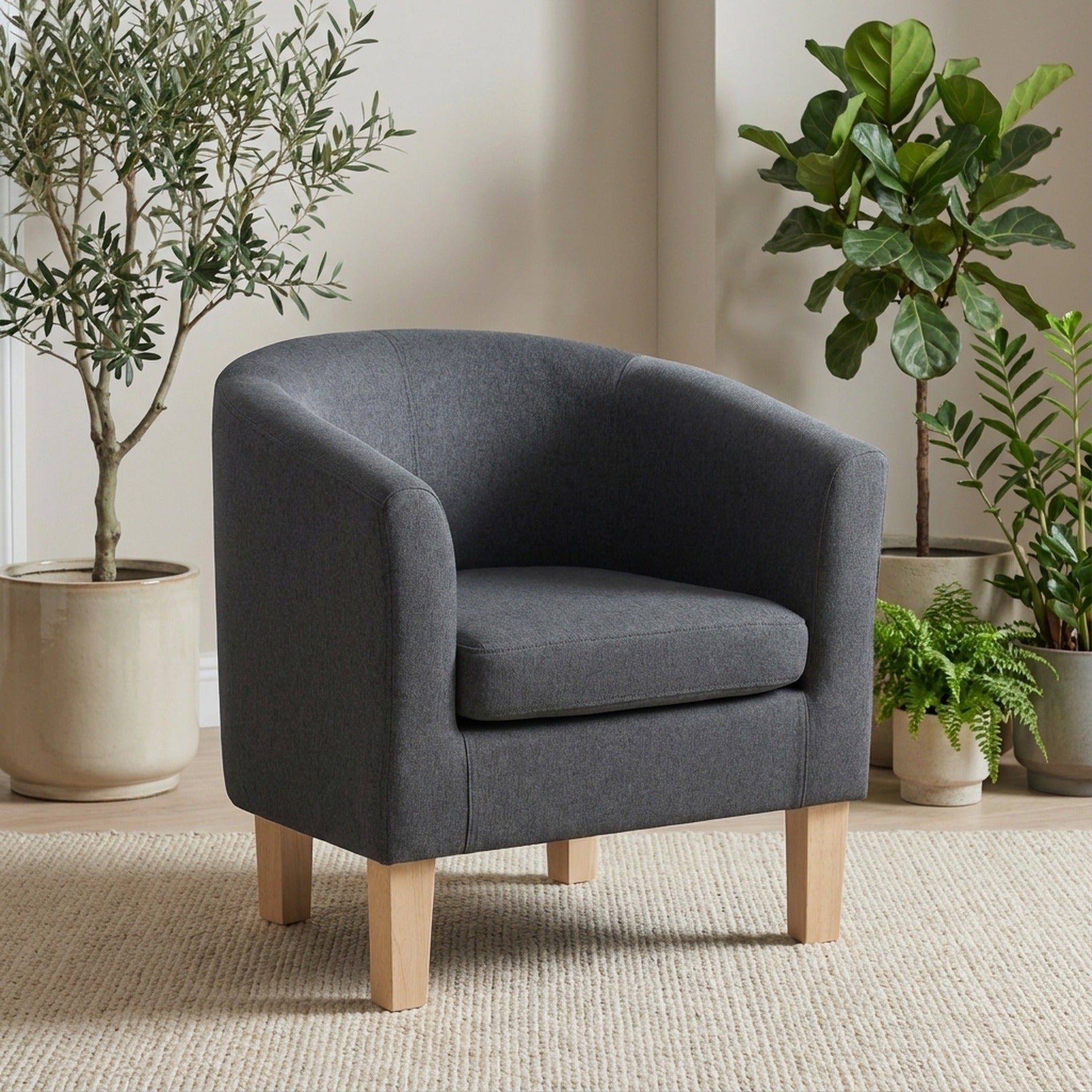 Ryan Armchair - Dark Grey