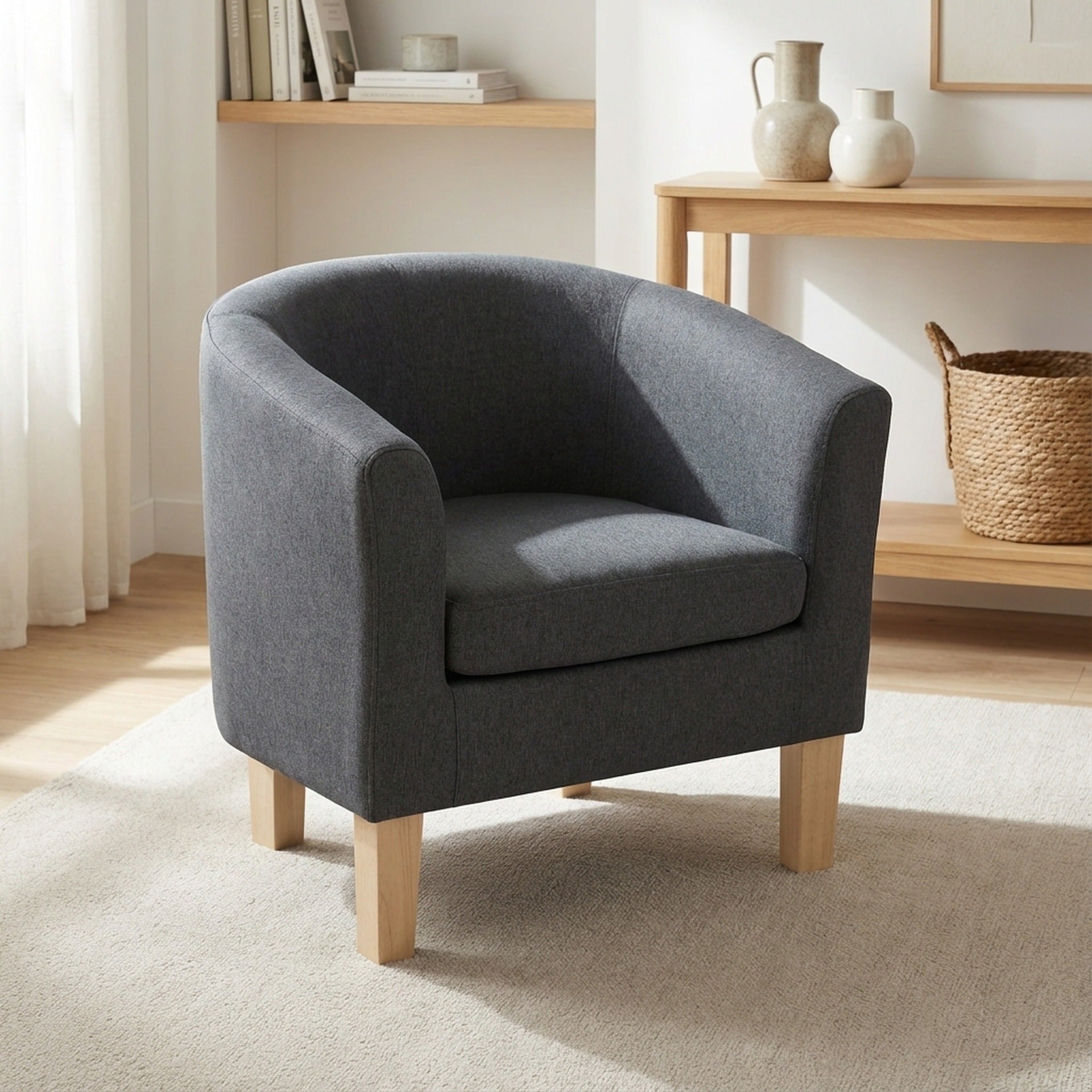 Ryan Armchair - Dark Grey