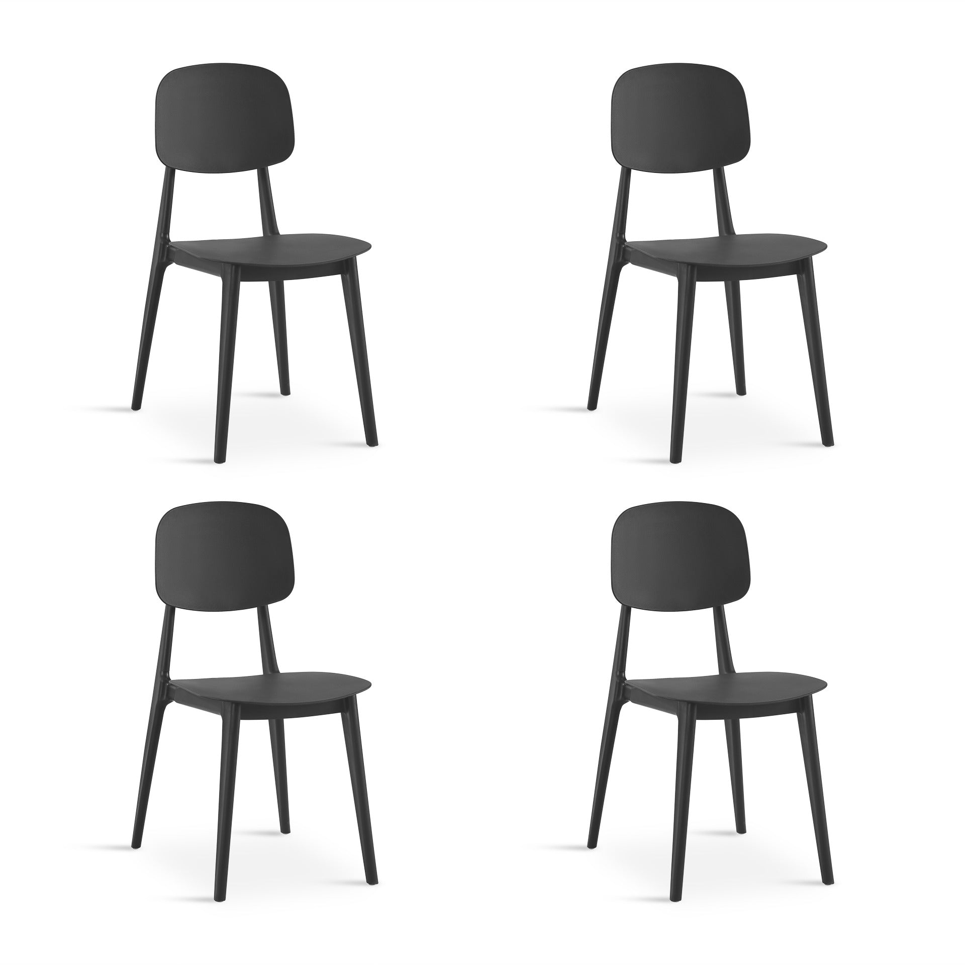 Anthony Dining Chair - Set of 4 - Black