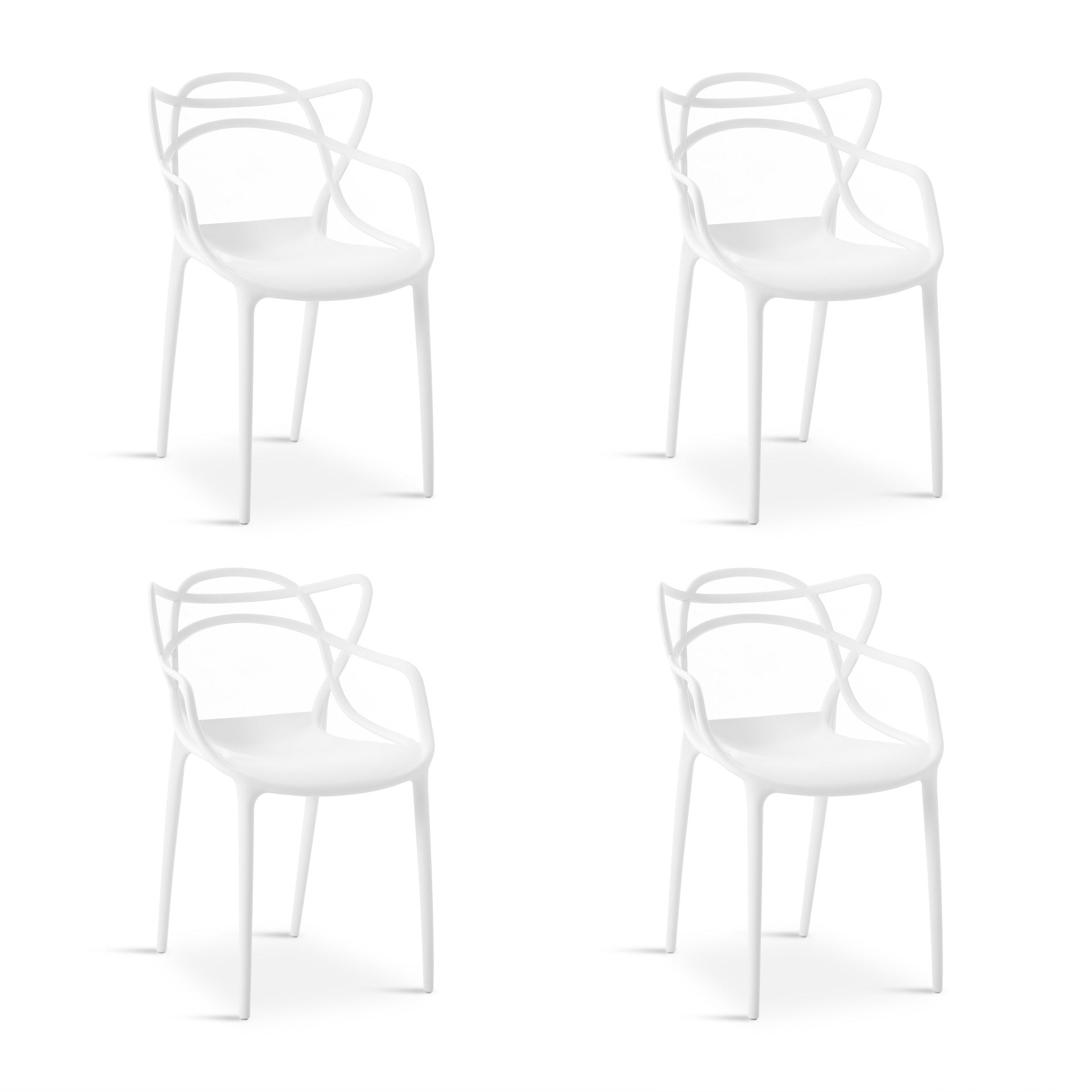Santiago Dining Chair - Set of 4 - White