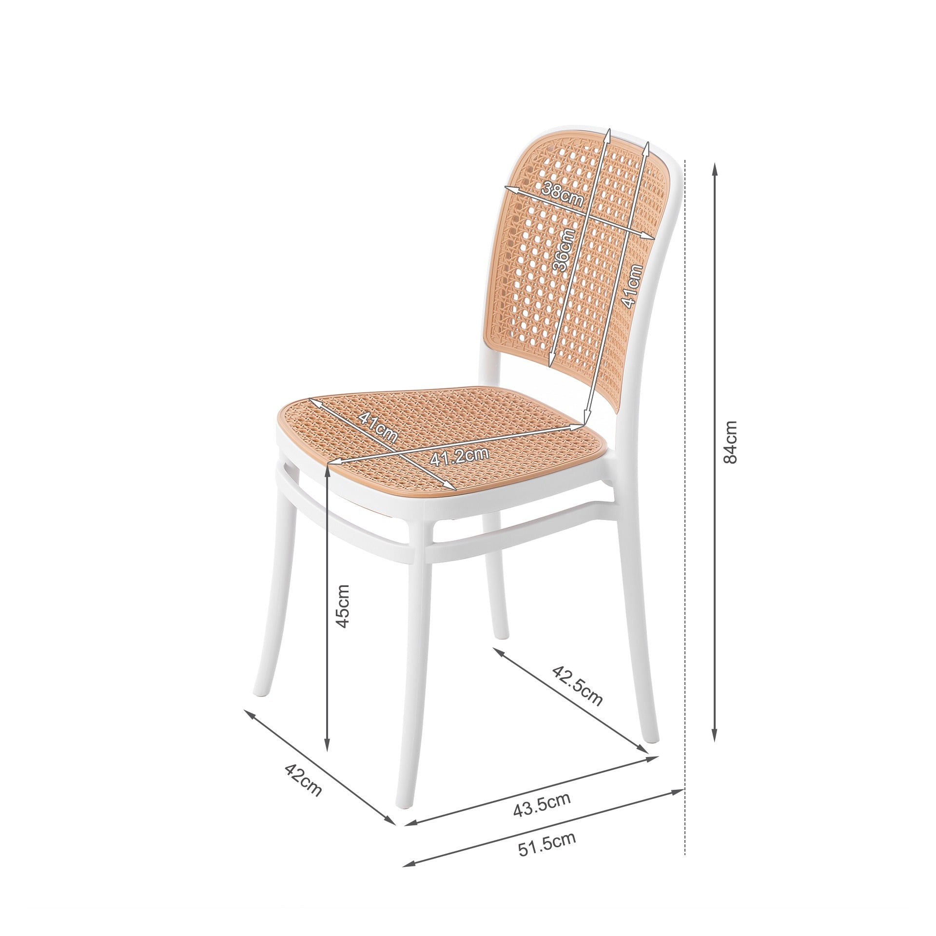 Josiah Dining Chair - Set of 4 - White