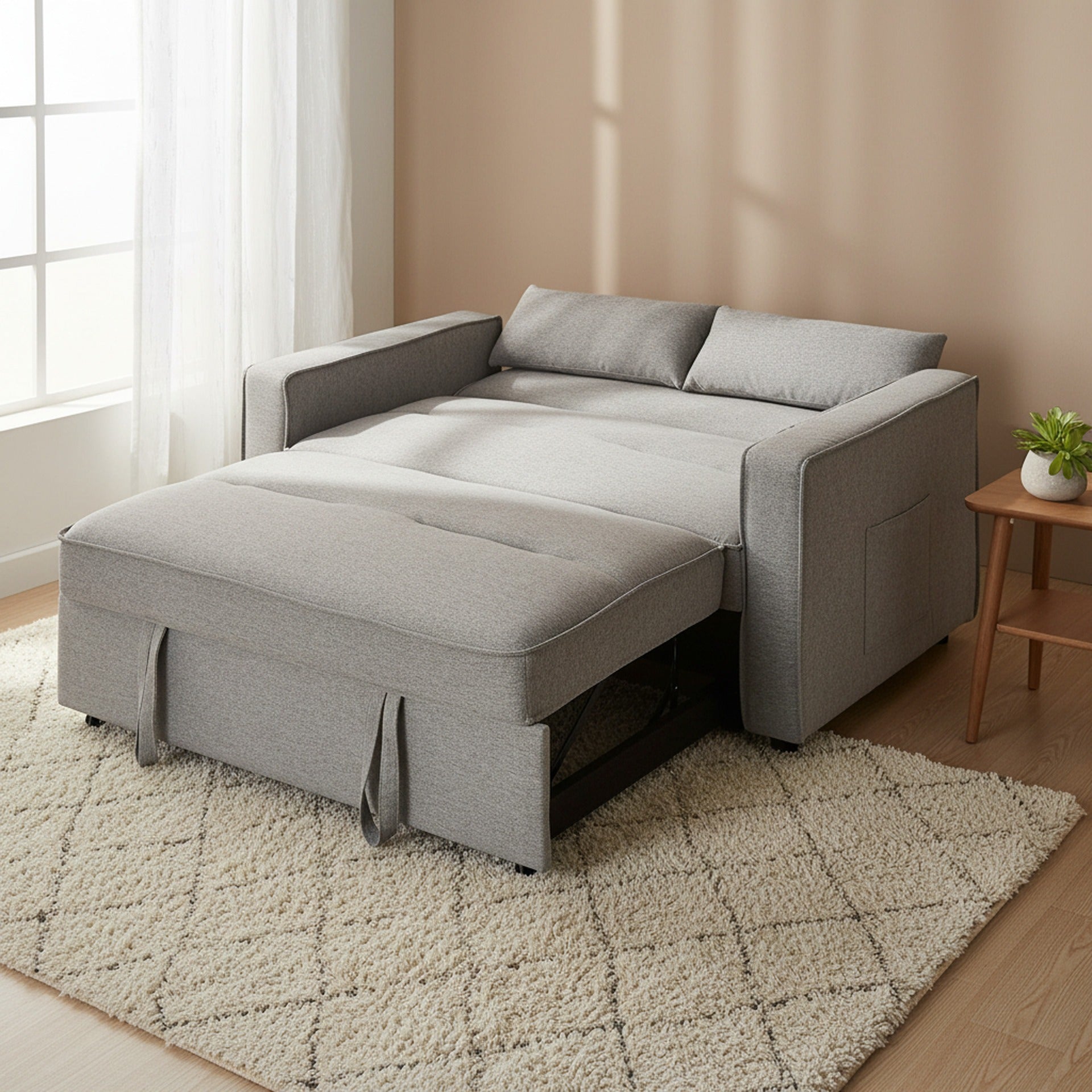 Freyja 2 Seater Sofa Bed - Grey