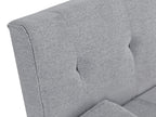 Arleth 3 Seater Sofa Bed - Light Grey