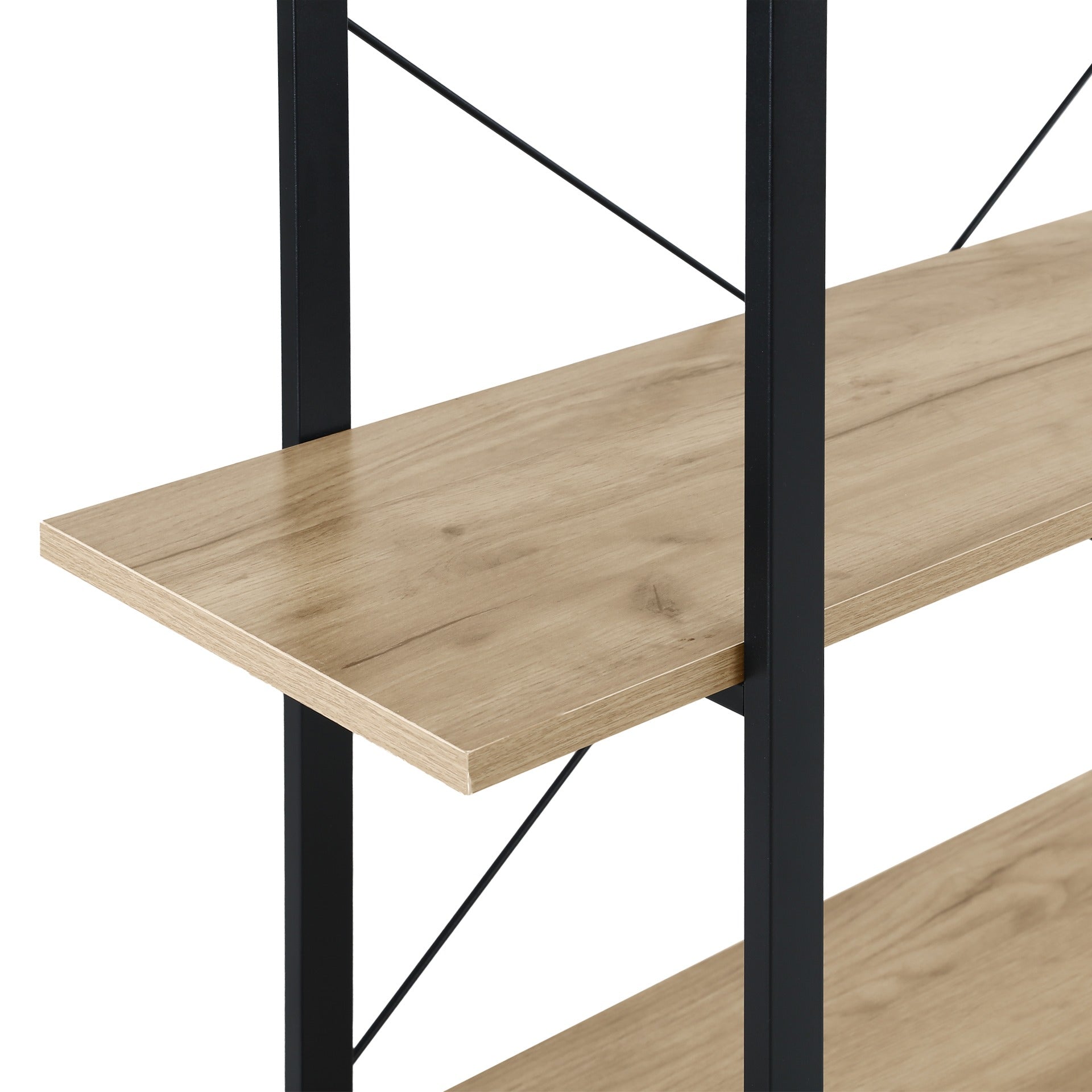 Forge 4-Tier Bookshelf - Natural