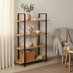Forge 4-Tier Bookshelf - Natural