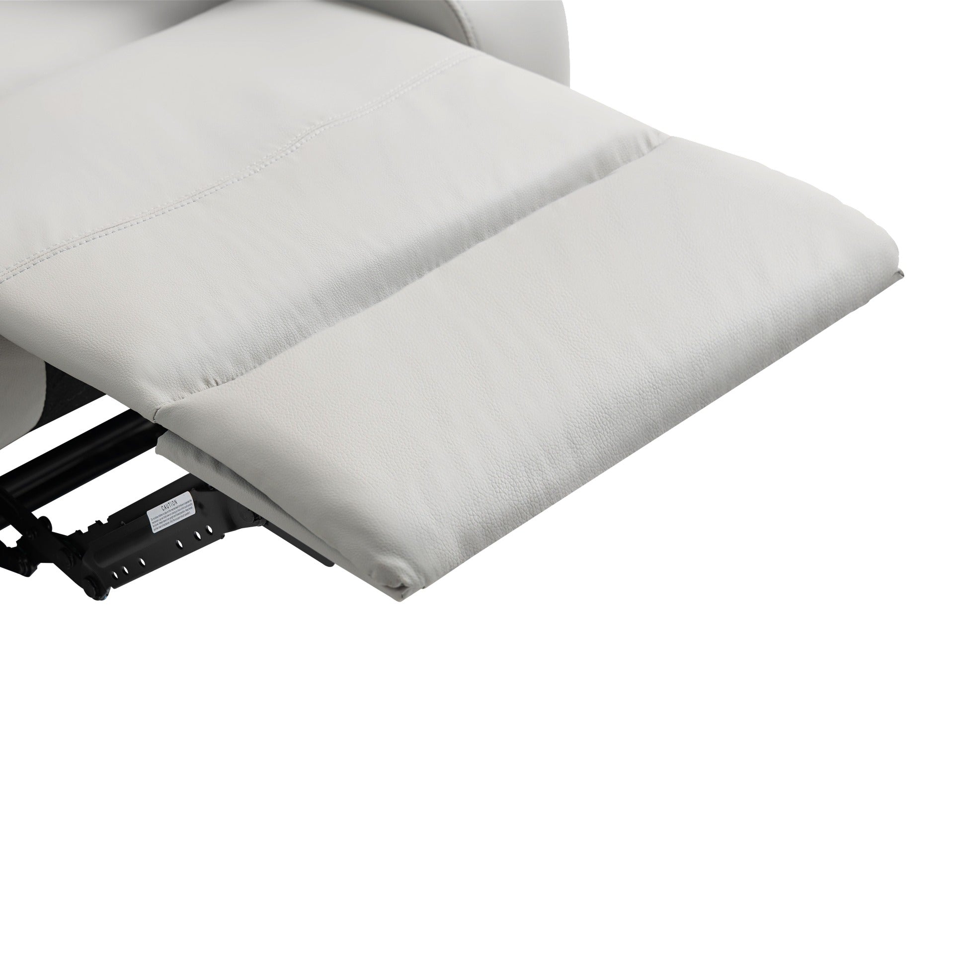 Haven PU Manual Recliner Chair - Light Grey