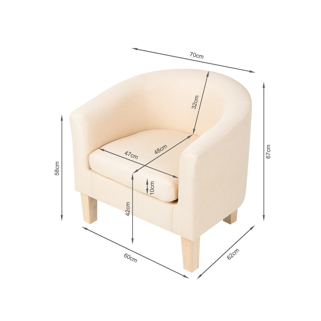 Ryan Armchair - Beige