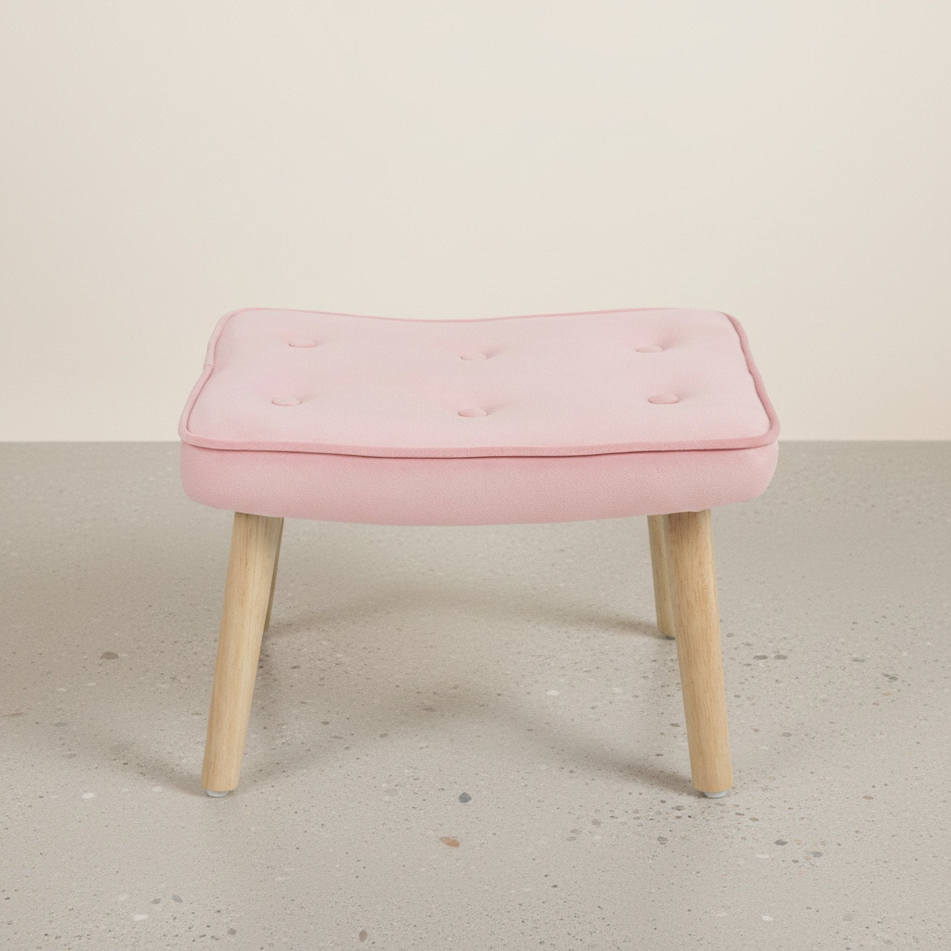 Olivia Armchair with Ottoman - Pink