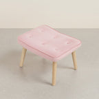 Olivia Armchair with Ottoman - Pink