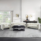 Marion 3 Piece Sofa Set - Cream