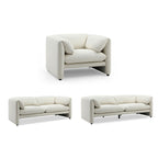 Marion 3 Piece Sofa Set - Cream