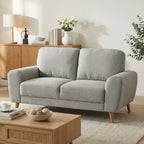 Suki Linen 2 Seater Sofa - Grey