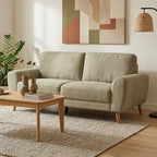 Suki Linen 3 Seater Sofa - Beige