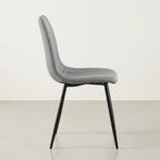 Holland Fabric Dining Chair - Set of 4 - Grey