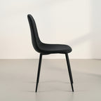 Varo PU Dining Chair - Set of 4 - Black