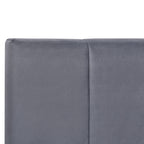 Penelope Double Gas Lift Velvet Bed Frame - Grey