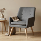 Lina Armchair - Dark Grey